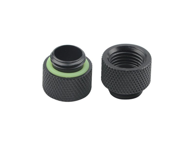 BXQINLENX 20 PCS Silver Chrome G1/4" Plug Fittings for Computer Water Cooling System (Black) - Image 4